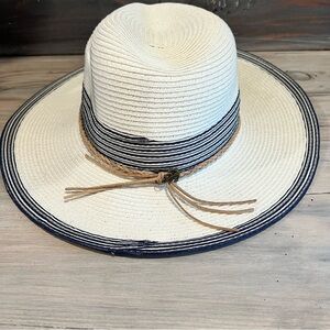 SUN N SAND Straw Beach Sun Hat Women's UPF 50+